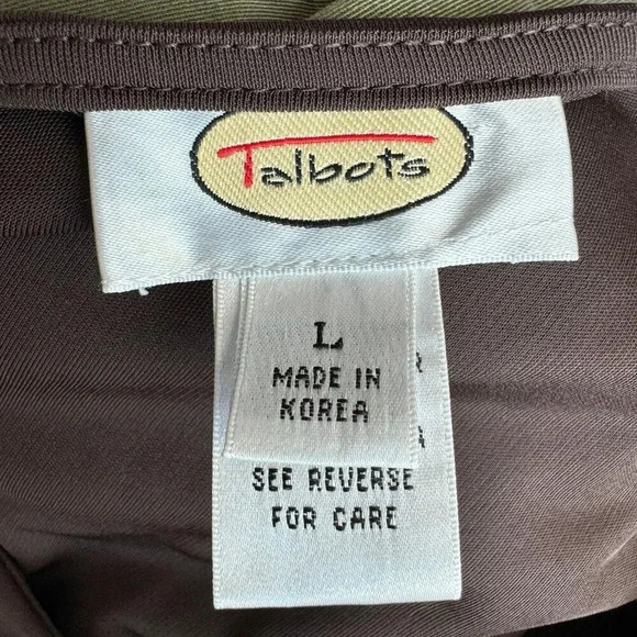 Talbots sleeveless brown size L - Picture 4 of 8